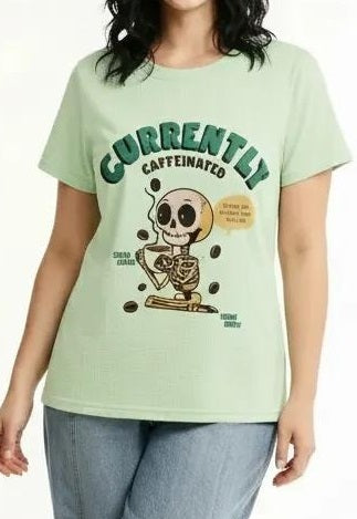 METTLE Women Mist Printed T-shirt