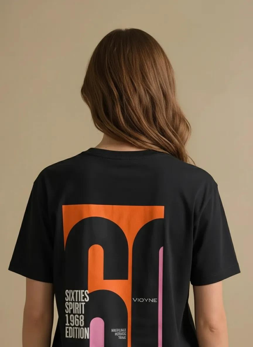 Women Printed Round Neck T-Shirt