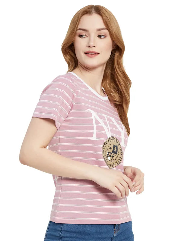 Ny Typographic Print T-Shirt