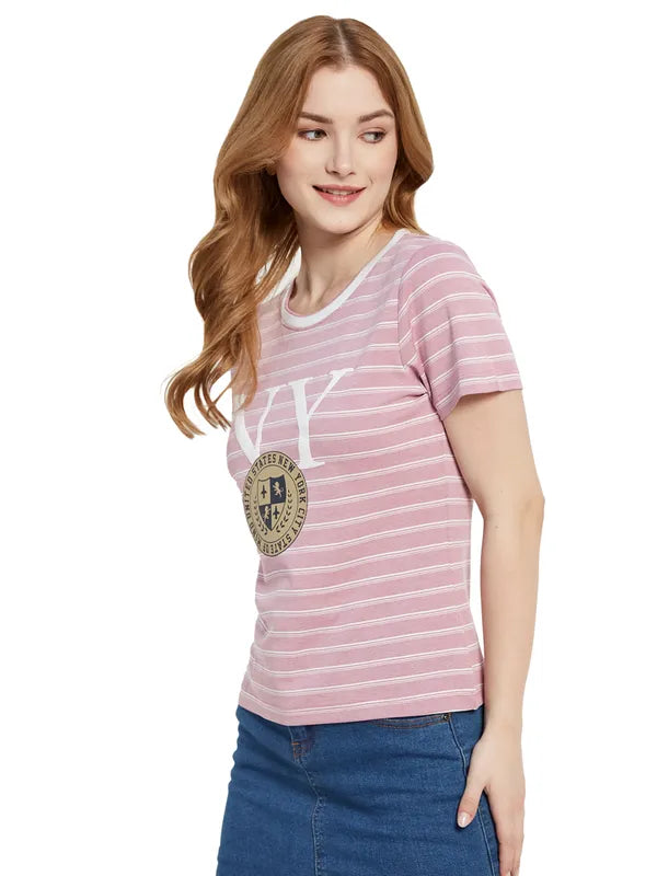 Ny Typographic Print T-Shirt