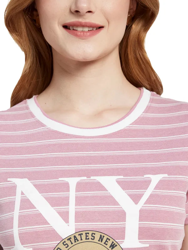 Ny Typographic Print T-Shirt