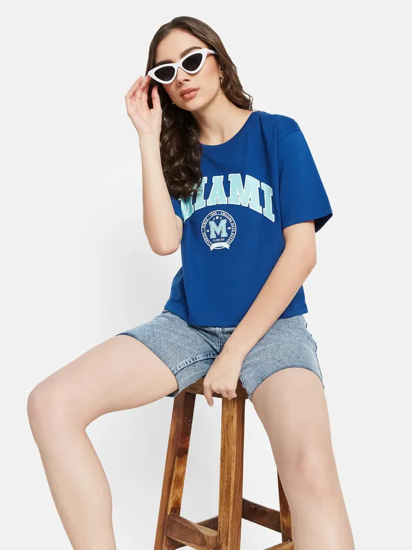 Typographic Print T-Shirt
