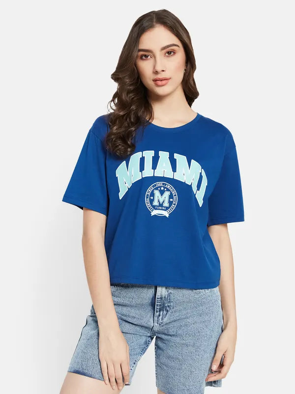 Typographic Print T-Shirt
