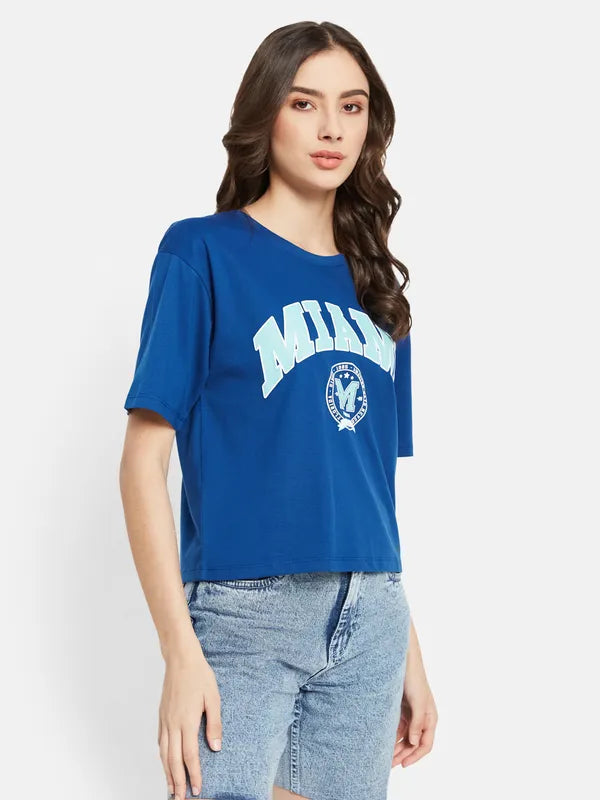 Typographic Print T-Shirt