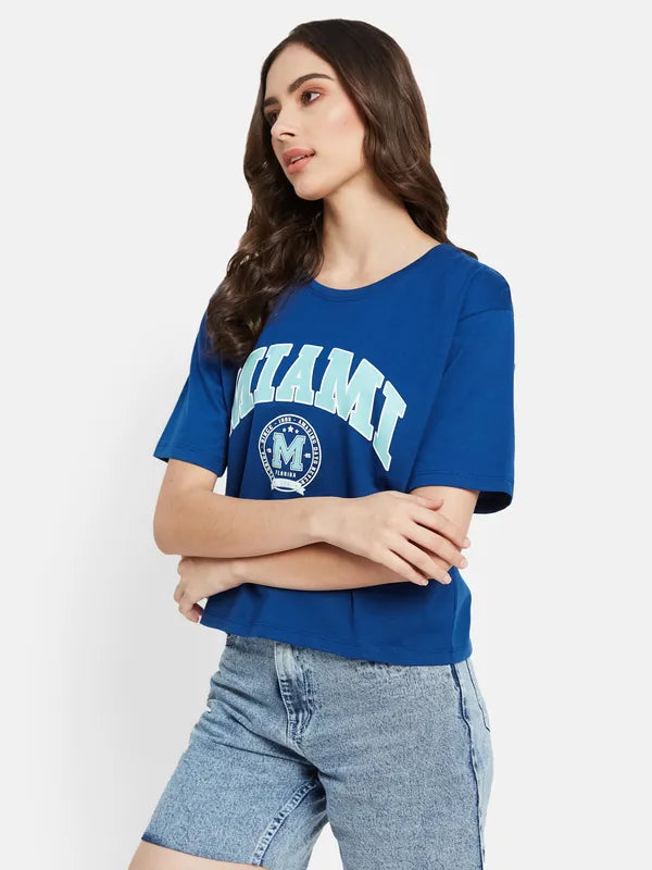 Typographic Print T-Shirt