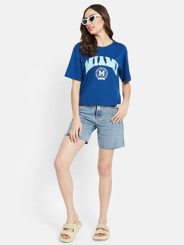 Typographic Print T-Shirt
