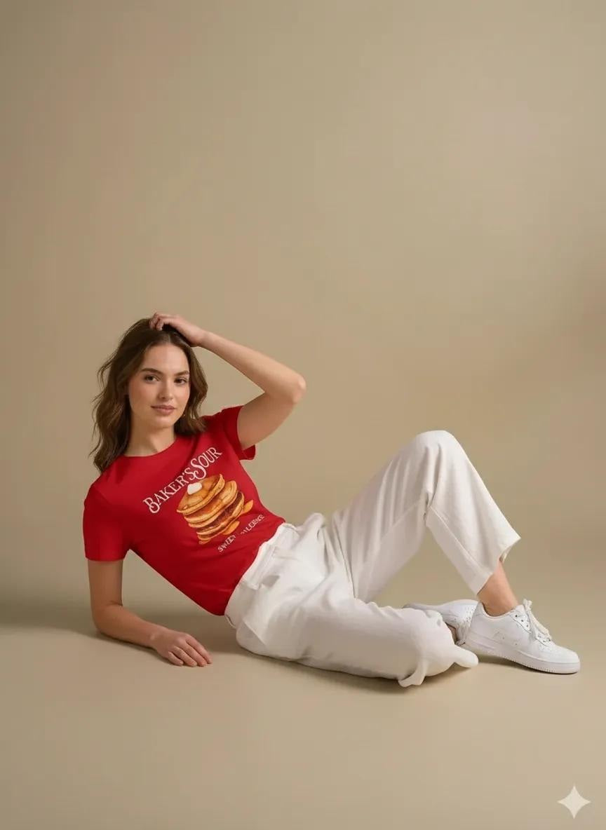 Women Printed Round Neck T-Shirt