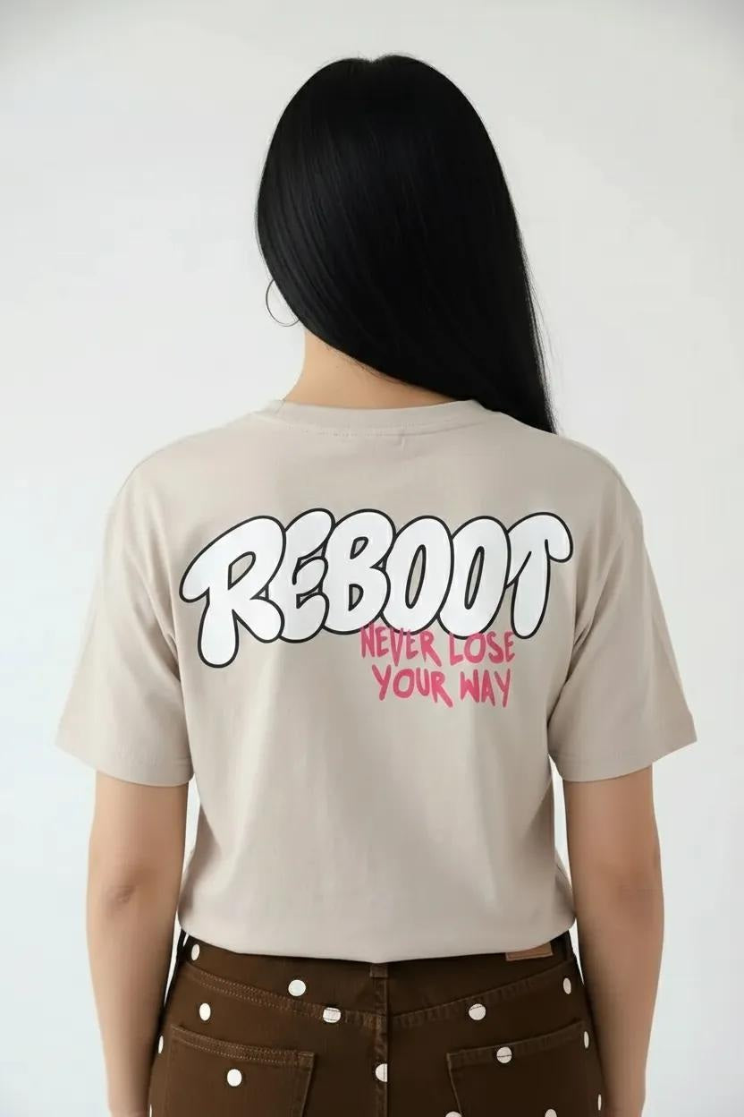 Women Printed Round Neck T-Shirt