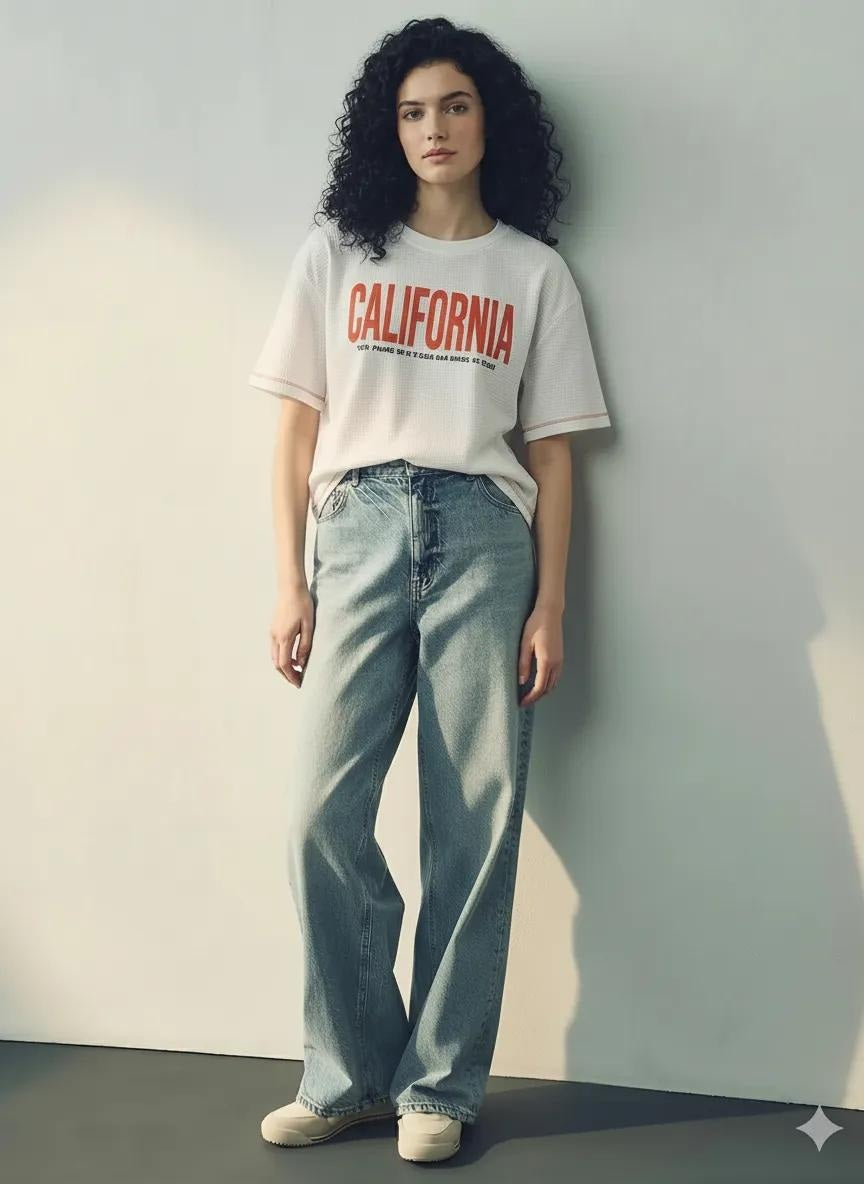 METTLE Women Printed T-shirt