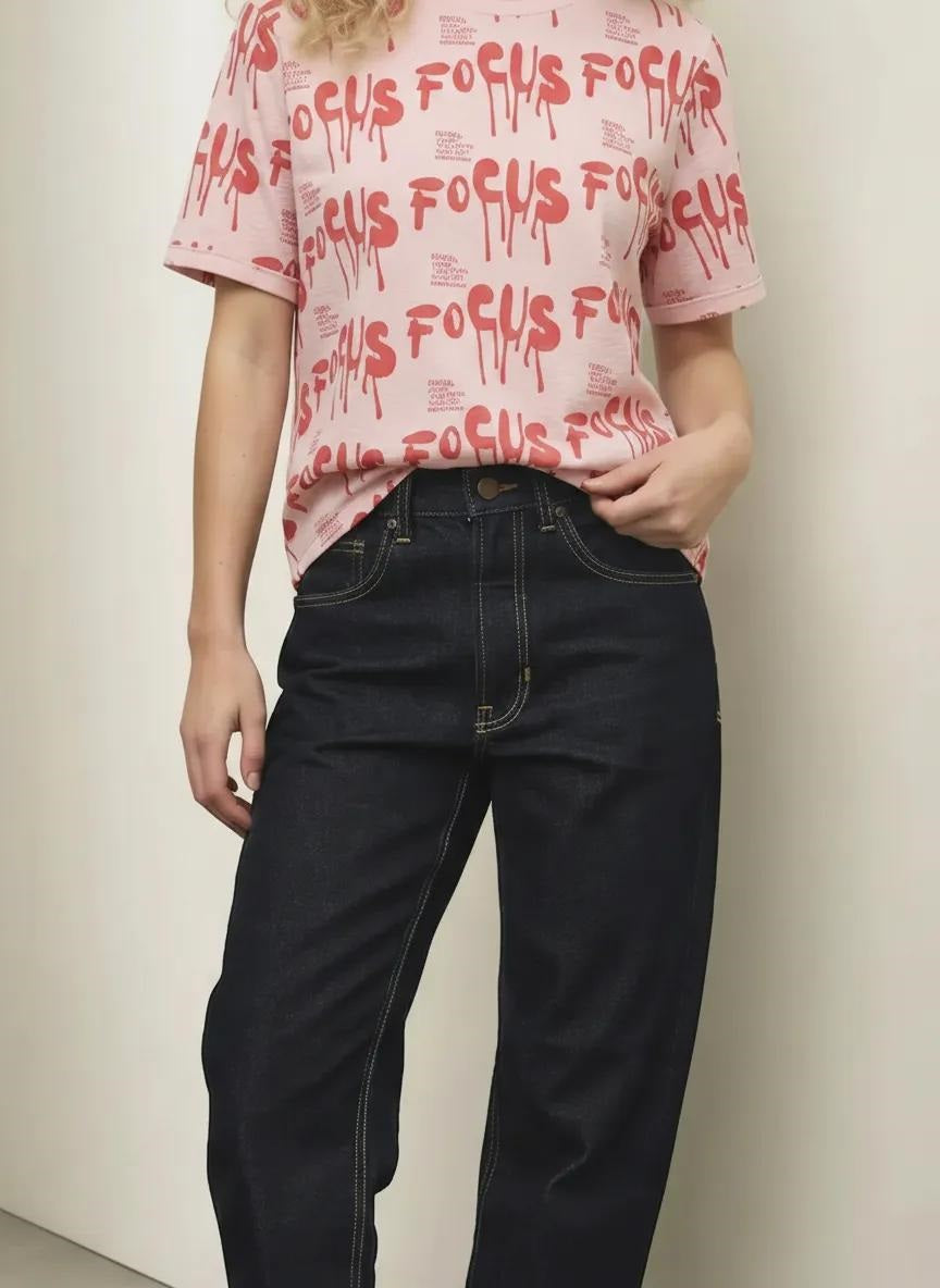 Women Typography Printed T-shirt