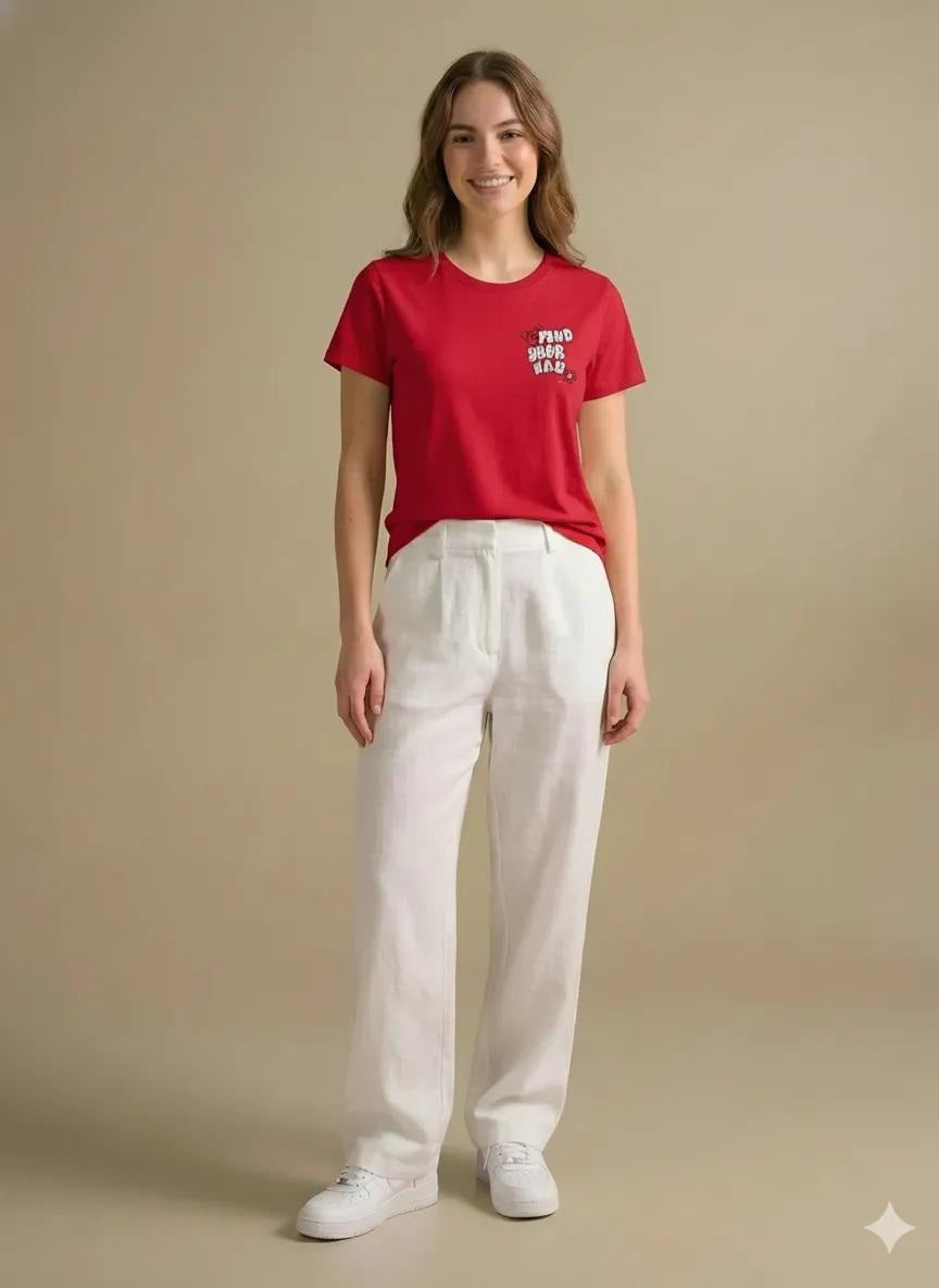 METTLE Women Printed T-shirt