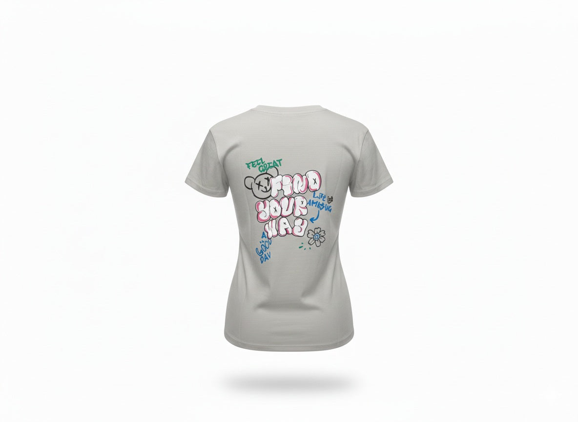 METTLE Women Printed T-shirt