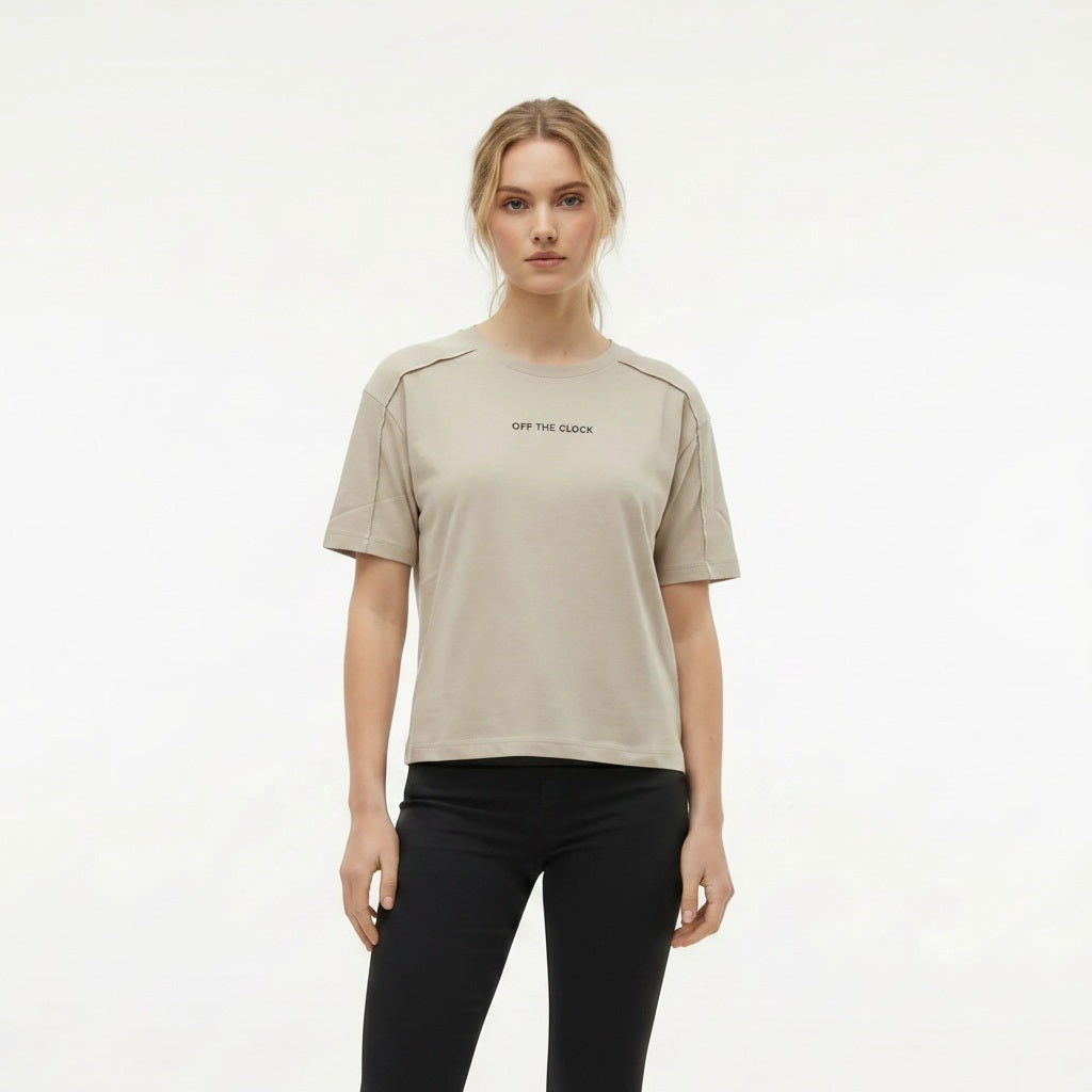 Women Typography Printed T-shirt