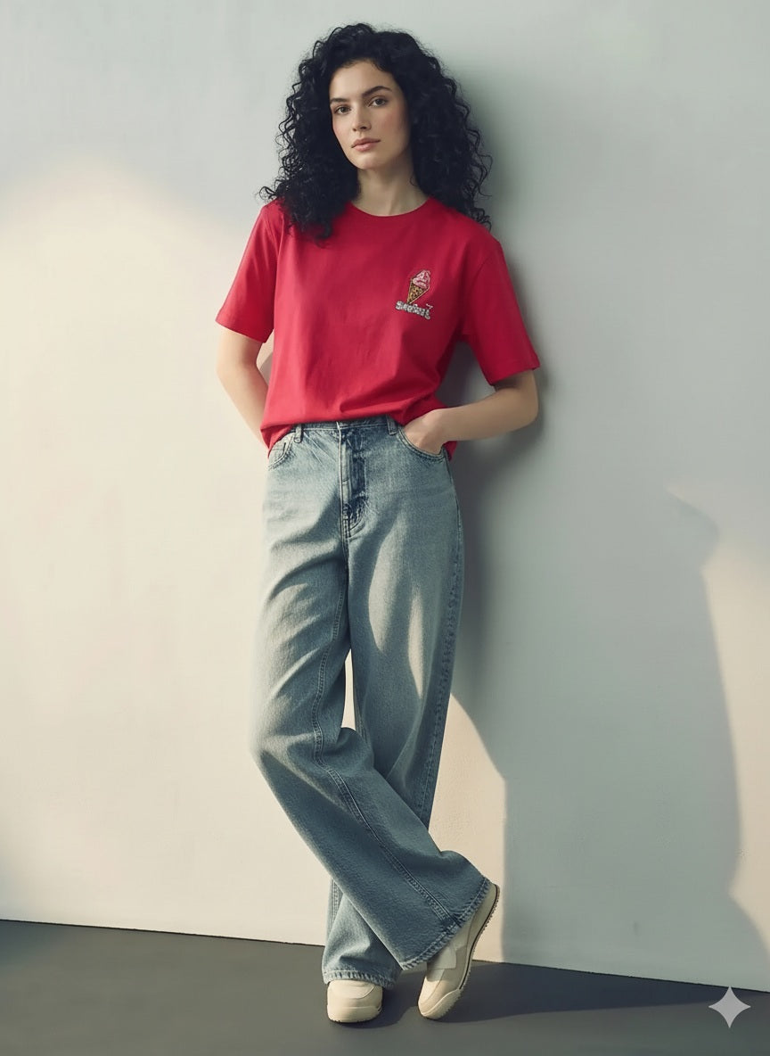 METTLE Women Printed T-shirt