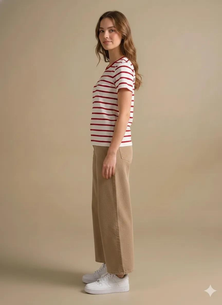 Women Striped T-shirt