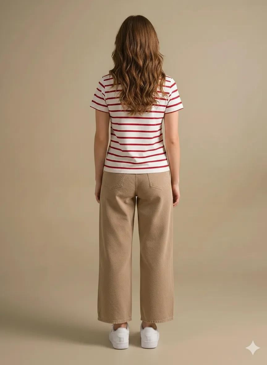Women Striped T-shirt