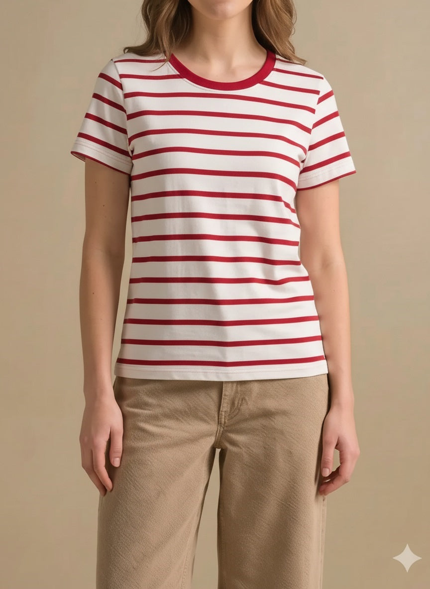 Women Striped T-shirt