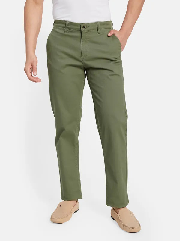 Regular Fit Cotton Trousers