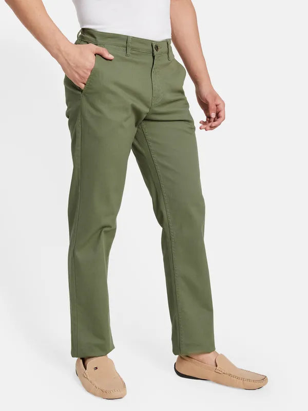 Regular Fit Cotton Trousers
