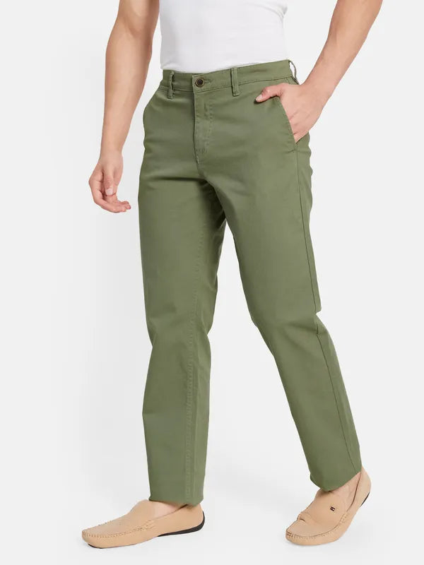 Regular Fit Cotton Trousers