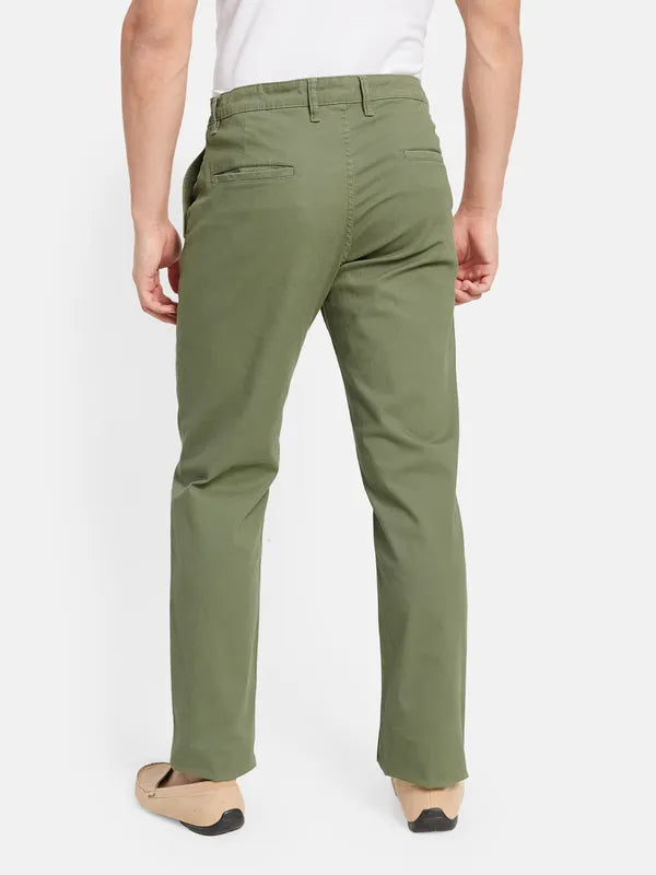 Regular Fit Cotton Trousers