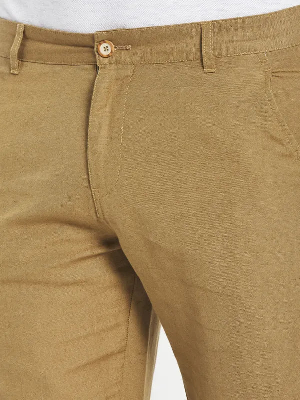 Men Khaki Trouser