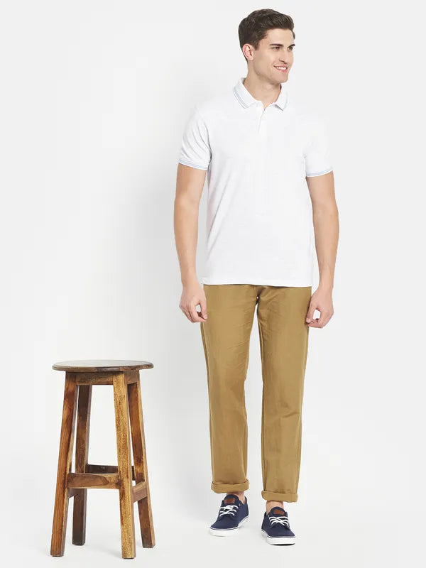 Men Khaki Trouser