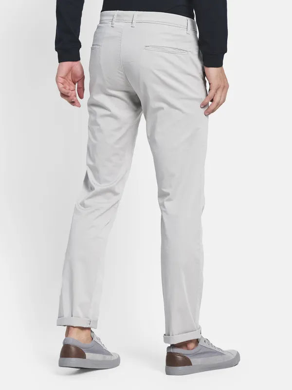 Men Grey Regular Trousers