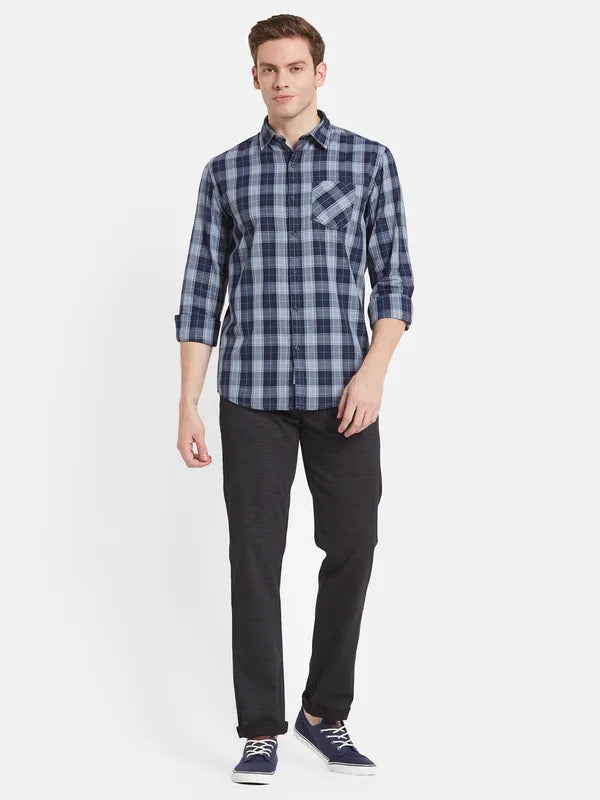 Men Black Casual Trouser
