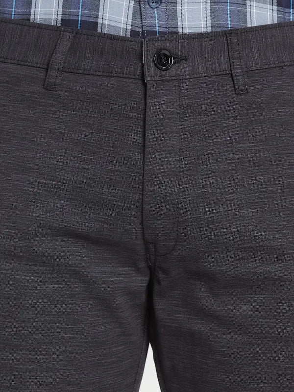 Men Black Casual Trouser