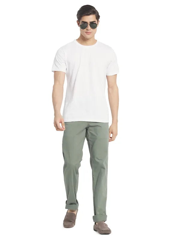 Men Solid Trousers