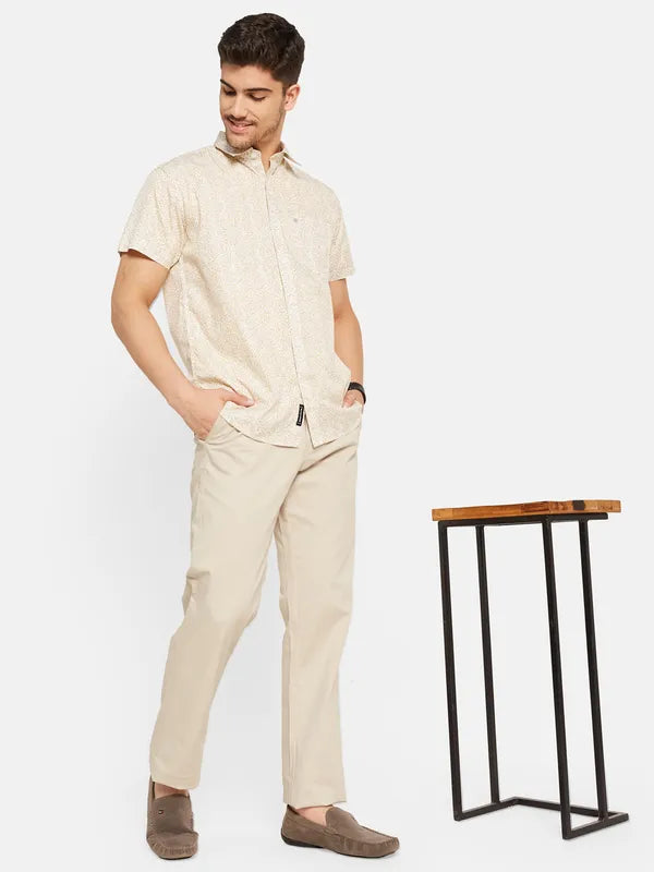 Regular Fit Cotton Trousers