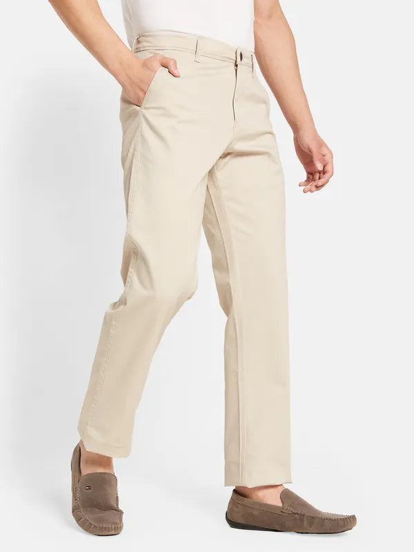 Regular Fit Cotton Trousers