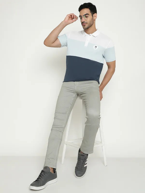 Octave Men Mid-Rise Cotton Regular Trousers