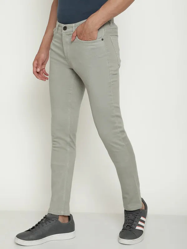 Octave Men Mid-Rise Cotton Regular Trousers