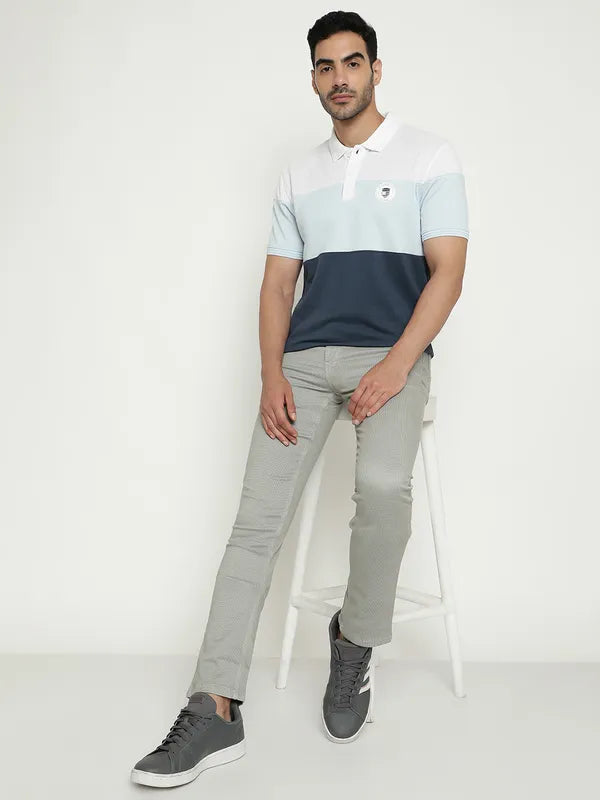 Octave Men Mid-Rise Cotton Regular Trousers