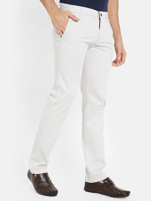 Octave Men Grey Trousers