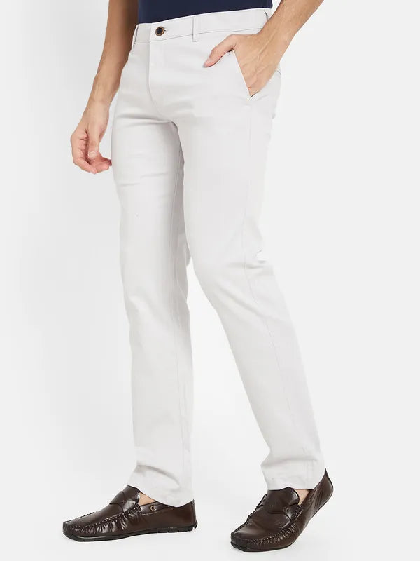 Octave Men Grey Trousers