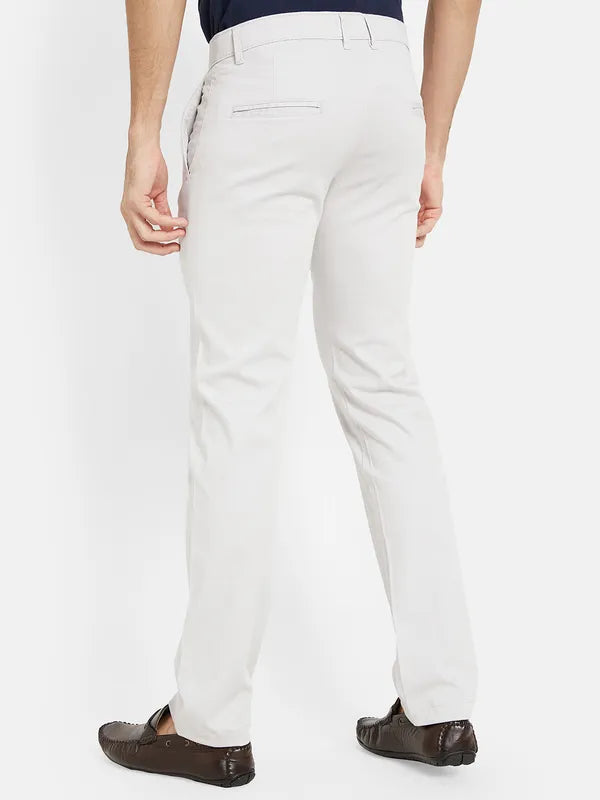 Octave Men Grey Trousers