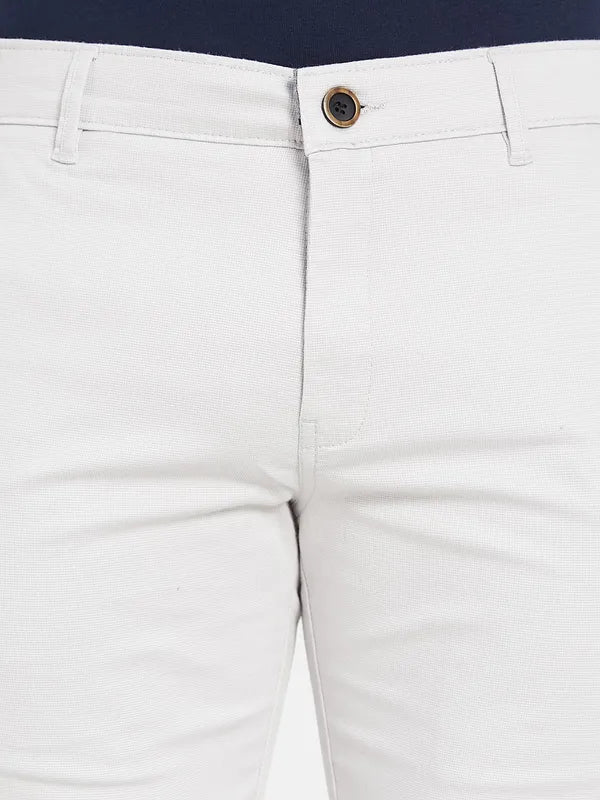 Octave Men Grey Trousers