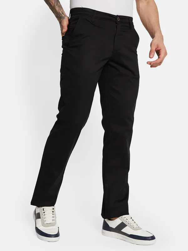 Octave Men Mid-Rise Regular Fit Trousers