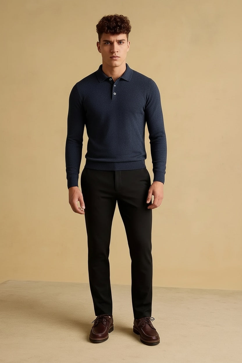 Men Trousers Solid Trousers