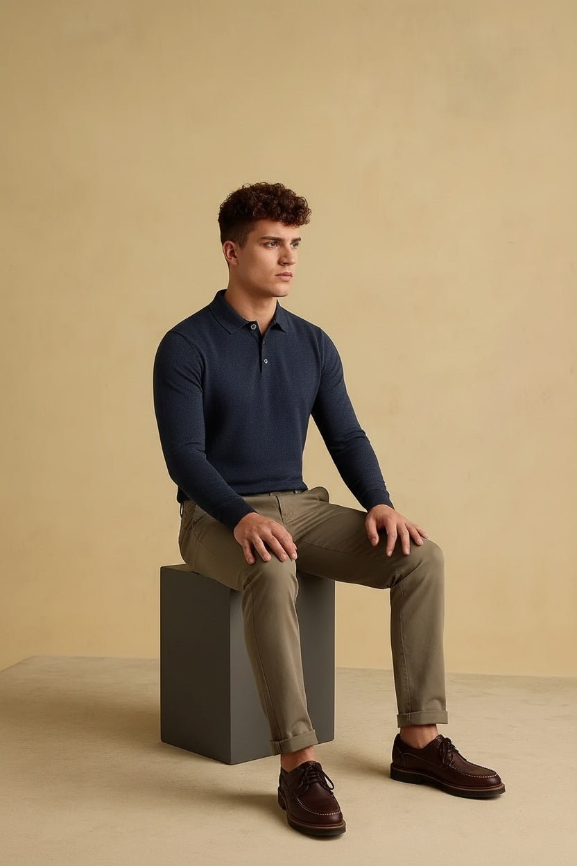 Men Trousers Solid Trousers