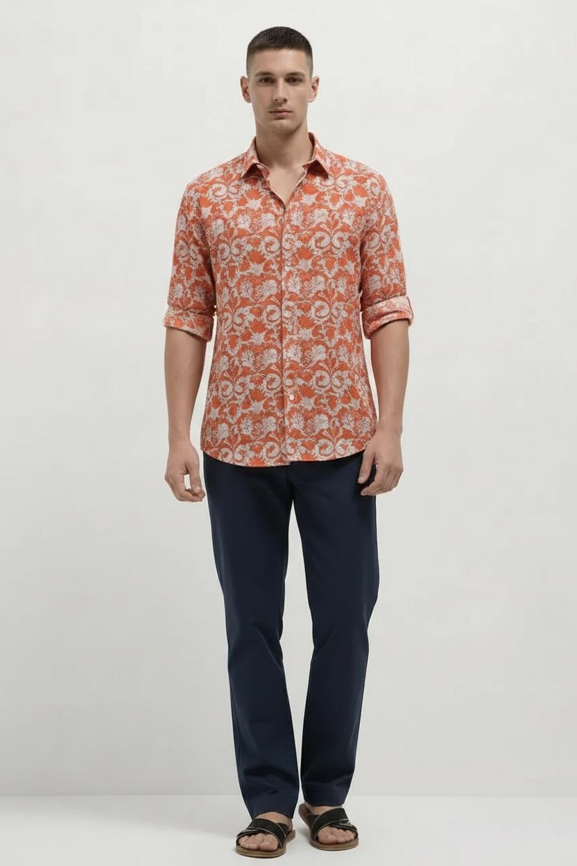 Men Solid Trousers