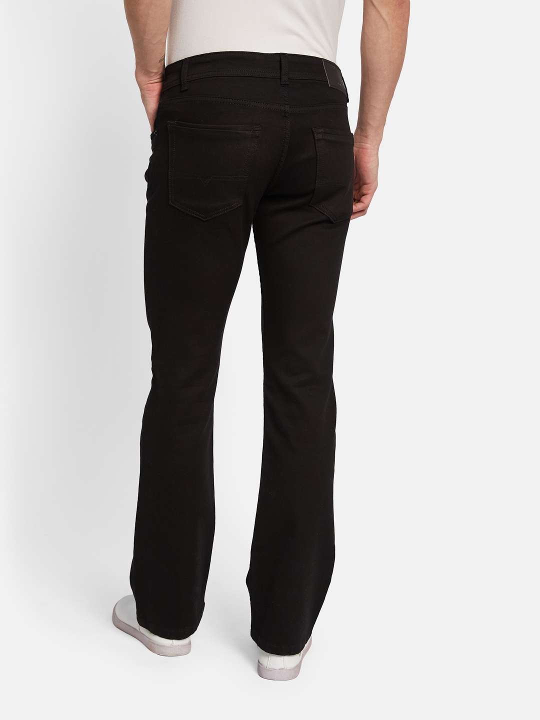 Octave Men Bootcut Light Fade Stretchable Jeans