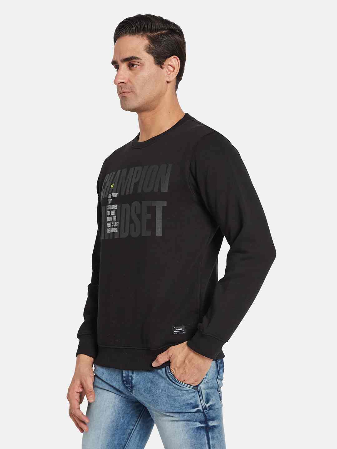 Octave Men Printed Pullover Sweatshirt