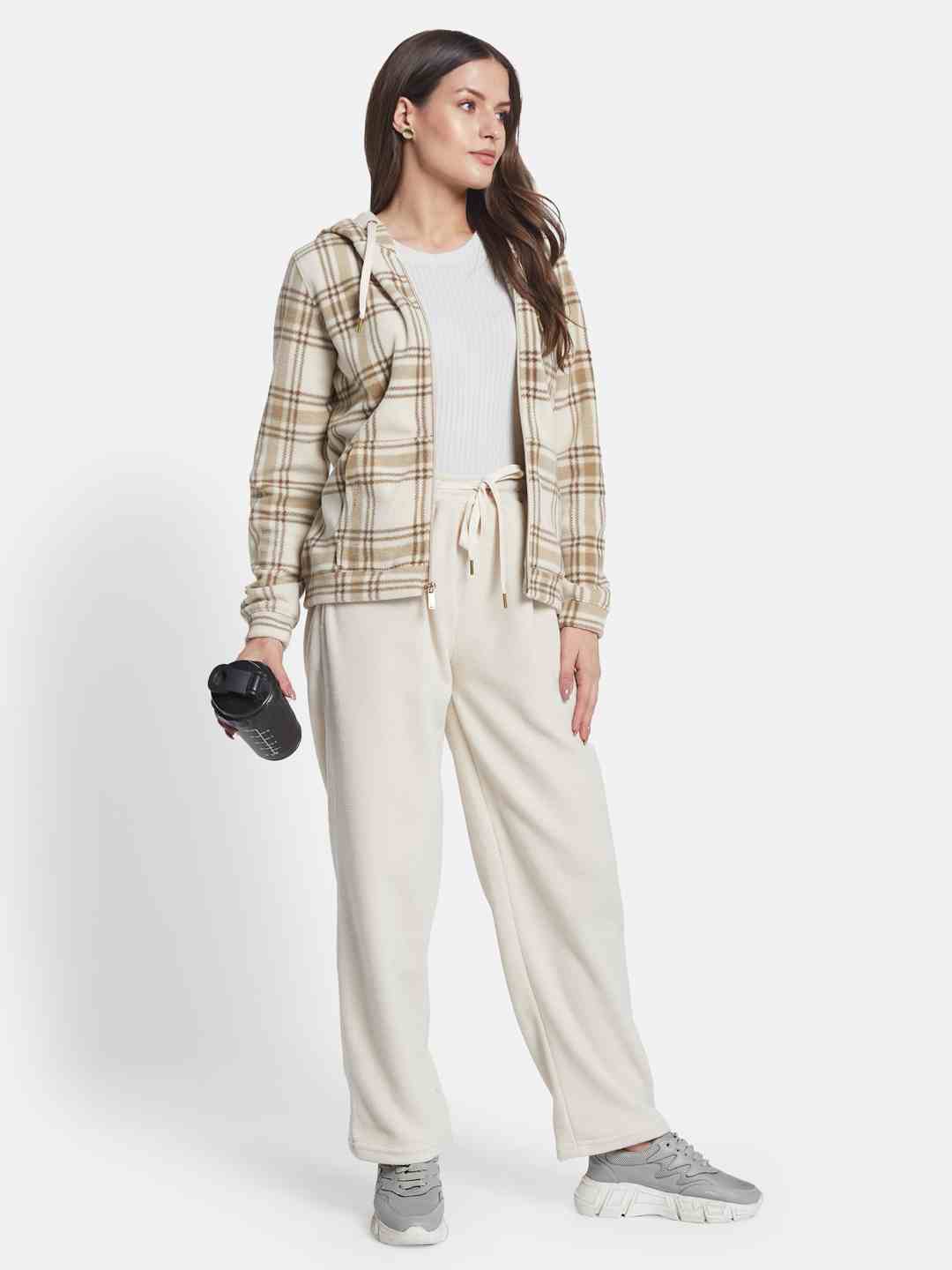 Mettle Women Checked Track Suits