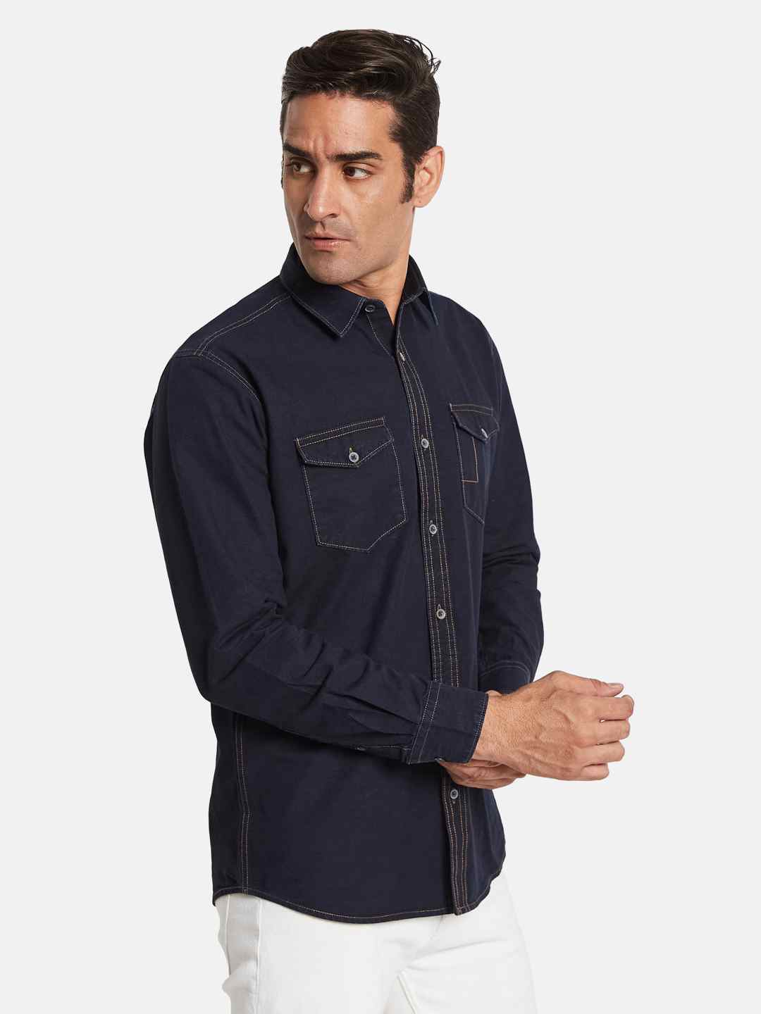 METTLE Men Opaque Casual Shirt