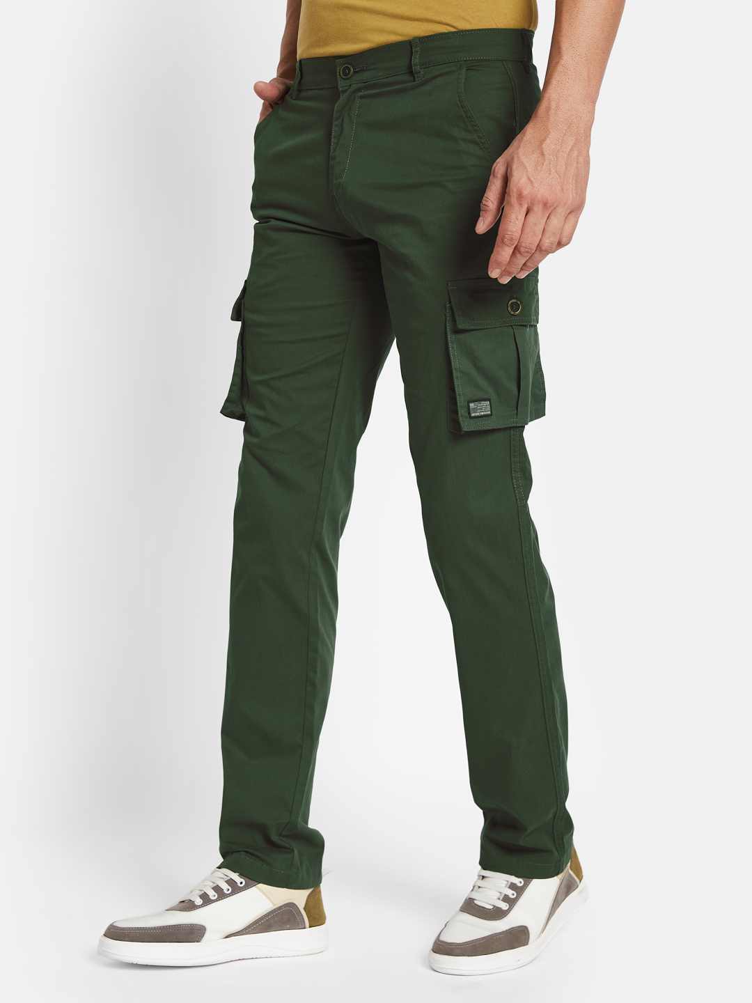Octave Men Mid-Rise Regular Fit Chinos Trouser