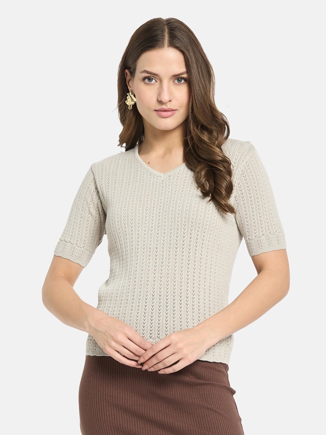 METTLE Women V-Neck T-shirt